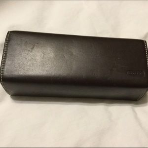 Coach eye glass case
